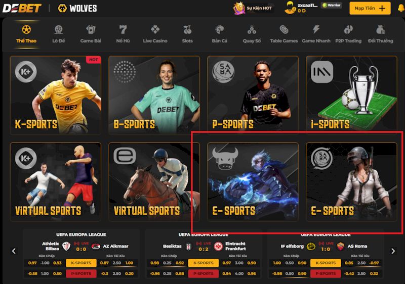Giới thiệu e-Sports Debet