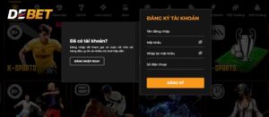 Các bước đăng ký Debet